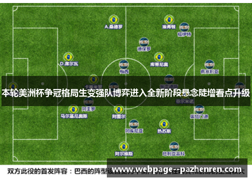 本轮美洲杯争冠格局生变强队博弈进入全新阶段悬念陡增看点升级 本轮美洲杯争冠格局生变强队博弈进入全新阶段悬念陡增看点升级